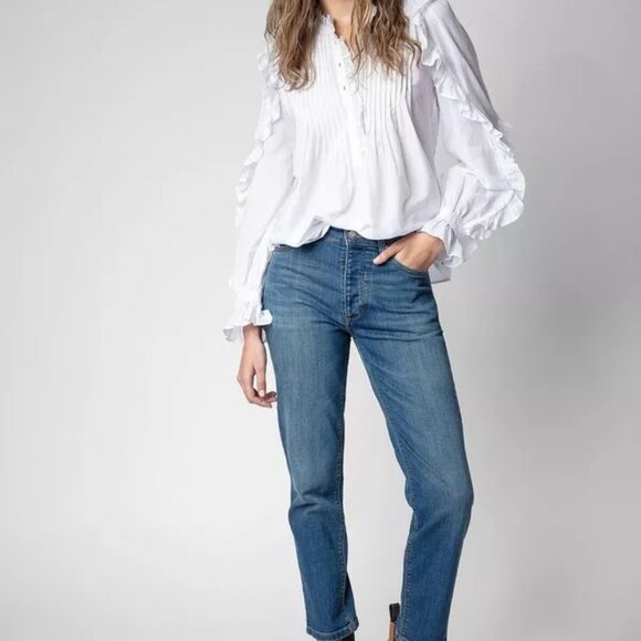 Zadig & Voltaire Tyler Cecilia Dream Studs Suede Boots New in Box - Picture 12 of 14